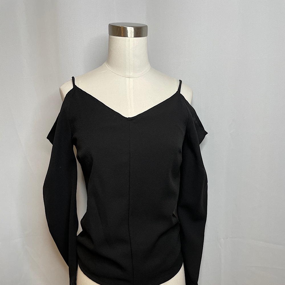NR DESIGNS CUT OUT SHOULDER BLOUSE